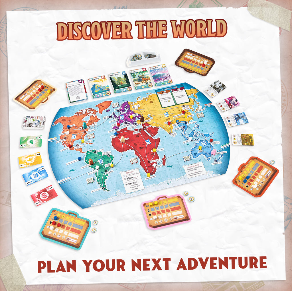 Trekking the World is a Board Game Filled with Adventure