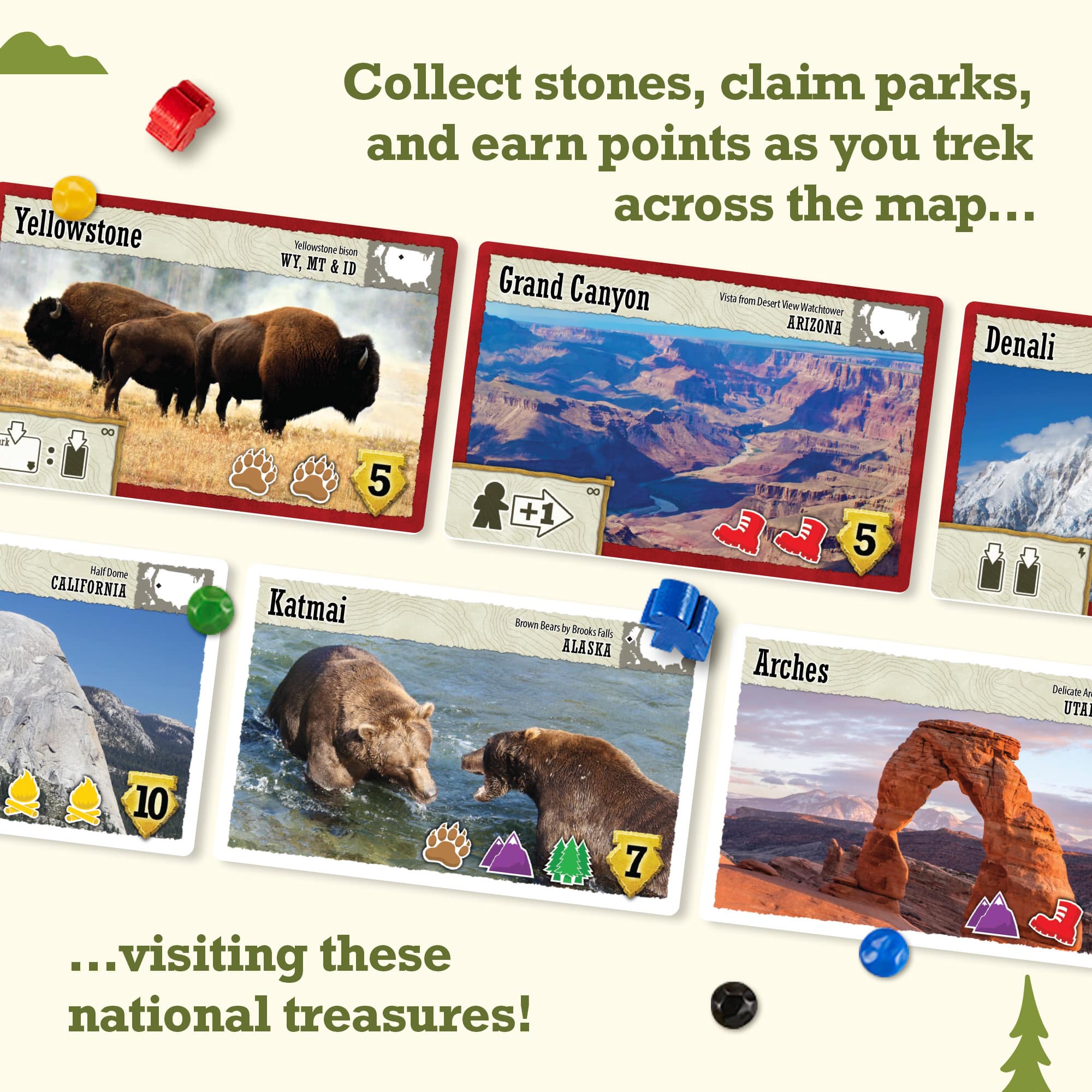 Trekking The National Parks: The Award-Winning Family Board Game (3rd Edition)